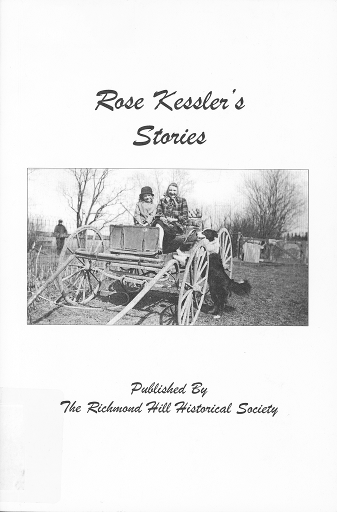 Book cover of Rose Kessler's Stories