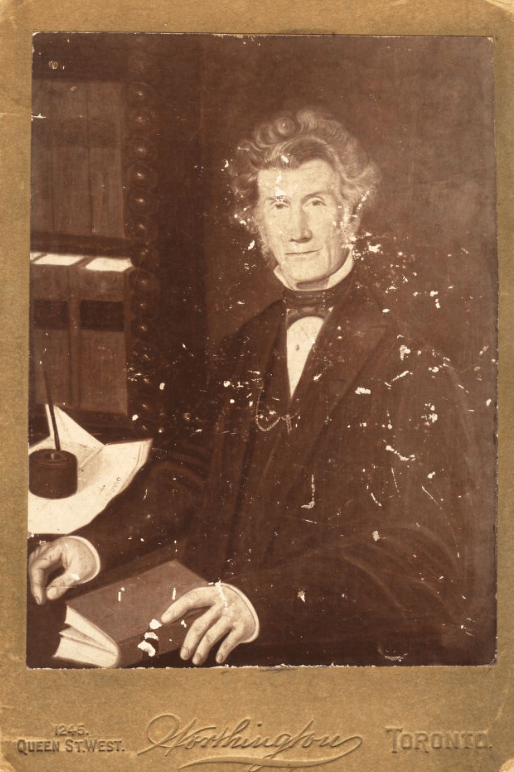 Portrait of Abraham Law, taken by George Worthington (courtesy Richmond Hill Public Library)