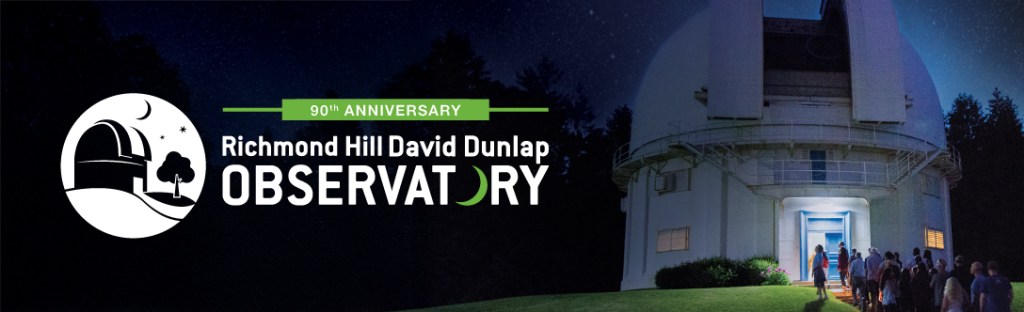 90th Anniversary Richmond Hill David Dunlap Observatory; photograph of a line leading to the door of the Observatory